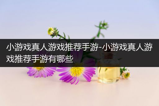 小游戏真人游戏推荐手游-小游戏真人游戏推荐手游有哪些
