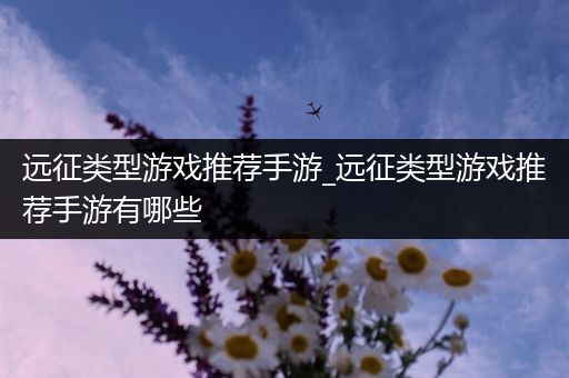 远征类型游戏推荐手游_远征类型游戏推荐手游有哪些