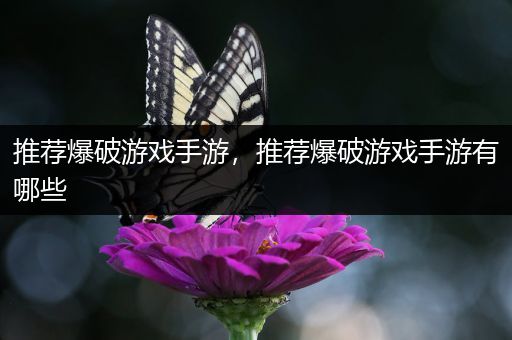 推荐爆破游戏手游，推荐爆破游戏手游有哪些