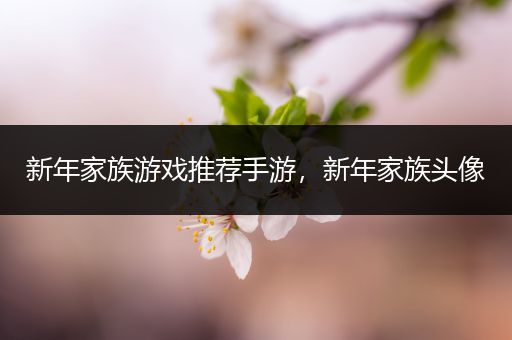 新年家族游戏推荐手游，新年家族头像