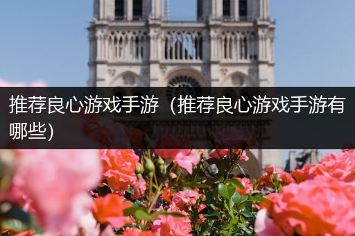 推荐良心游戏手游（推荐良心游戏手游有哪些）