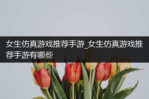 女生仿真游戏推荐手游_女生仿真游戏推荐手游有哪些