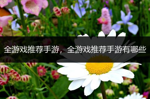 全游戏推荐手游，全游戏推荐手游有哪些