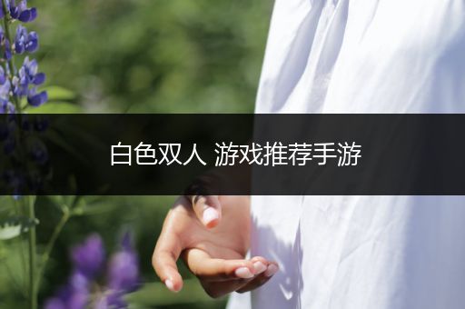 白色双人 游戏推荐手游