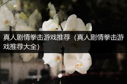 真人剧情拳击游戏推荐（真人剧情拳击游戏推荐大全）