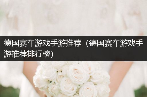 德国赛车游戏手游推荐（德国赛车游戏手游推荐排行榜）