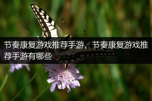 节奏康复游戏推荐手游，节奏康复游戏推荐手游有哪些