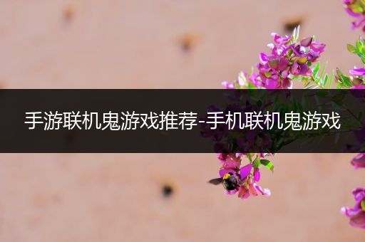 手游联机鬼游戏推荐-手机联机鬼游戏