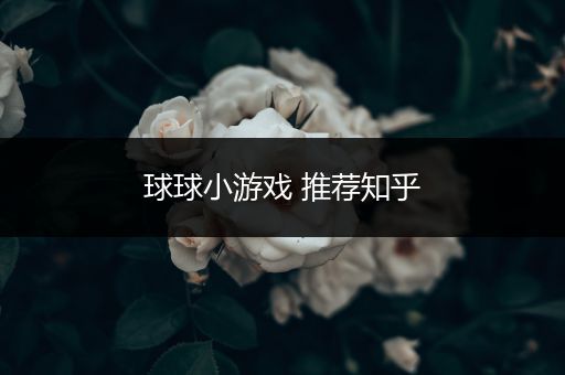 球球小游戏 推荐知乎