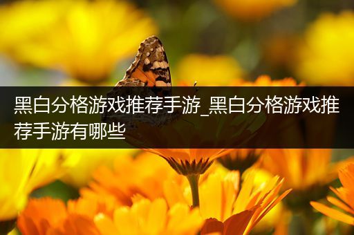 黑白分格游戏推荐手游_黑白分格游戏推荐手游有哪些