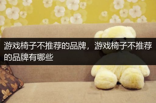游戏椅子不推荐的品牌，游戏椅子不推荐的品牌有哪些