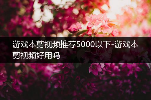 游戏本剪视频推荐5000以下-游戏本剪视频好用吗