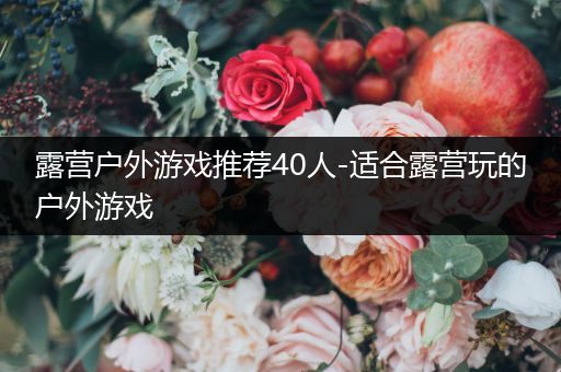露营户外游戏推荐40人-适合露营玩的户外游戏