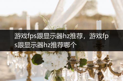 游戏fps跟显示器hz推荐，游戏fps跟显示器hz推荐哪个