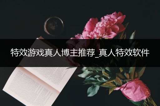 特效游戏真人博主推荐_真人特效软件
