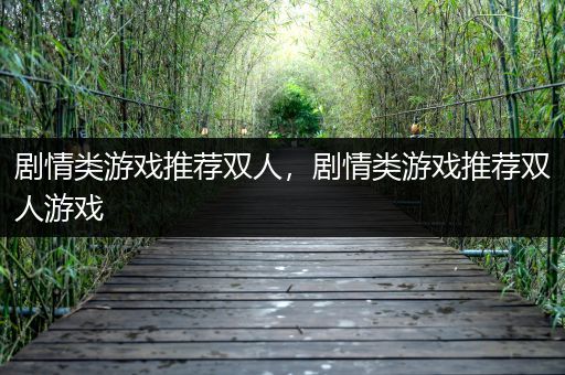 剧情类游戏推荐双人，剧情类游戏推荐双人游戏