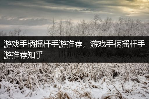 游戏手柄摇杆手游推荐，游戏手柄摇杆手游推荐知乎