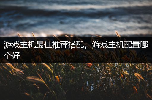 游戏主机最佳推荐搭配，游戏主机配置哪个好
