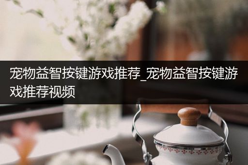 宠物益智按键游戏推荐_宠物益智按键游戏推荐视频
