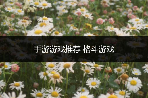 手游游戏推荐 格斗游戏