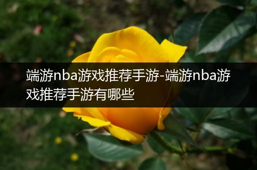 端游nba游戏推荐手游-端游nba游戏推荐手游有哪些