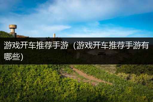 游戏开车推荐手游（游戏开车推荐手游有哪些）