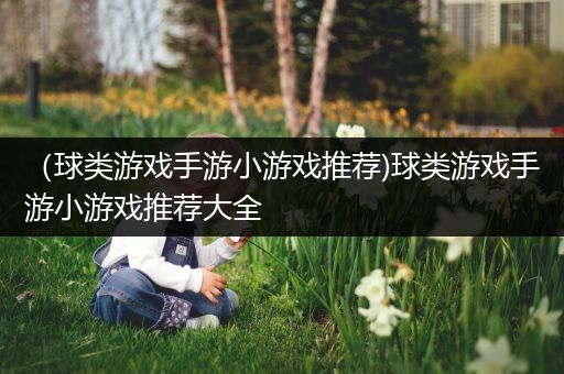 （球类游戏手游小游戏推荐)球类游戏手游小游戏推荐大全