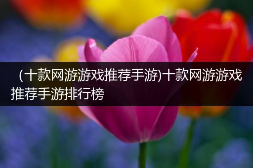 （十款网游游戏推荐手游)十款网游游戏推荐手游排行榜