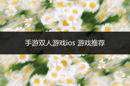 手游双人游戏ios 游戏推荐