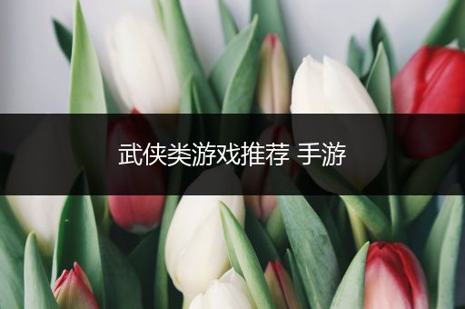 武侠类游戏推荐 手游
