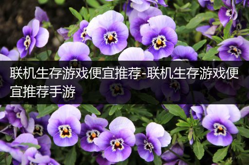 联机生存游戏便宜推荐-联机生存游戏便宜推荐手游