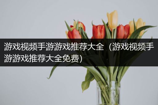 游戏视频手游游戏推荐大全（游戏视频手游游戏推荐大全免费）