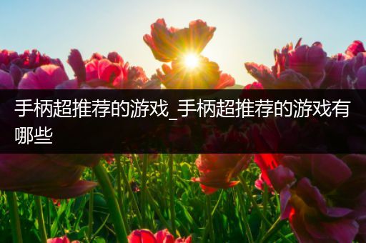 手柄超推荐的游戏_手柄超推荐的游戏有哪些