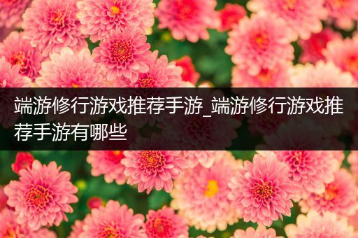 端游修行游戏推荐手游_端游修行游戏推荐手游有哪些