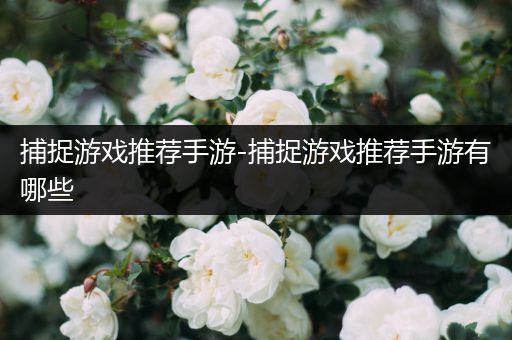 捕捉游戏推荐手游-捕捉游戏推荐手游有哪些