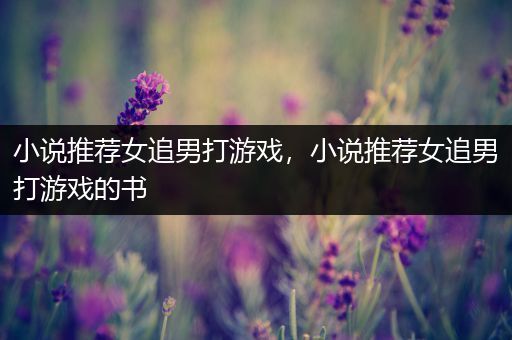 小说推荐女追男打游戏，小说推荐女追男打游戏的书