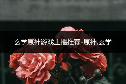 玄学原神游戏主播推荐-原神,玄学