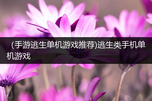 （手游逃生单机游戏推荐)逃生类手机单机游戏