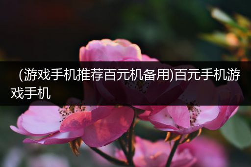 （游戏手机推荐百元机备用)百元手机游戏手机