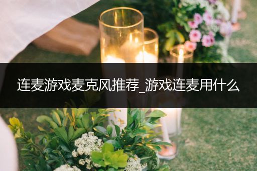 连麦游戏麦克风推荐_游戏连麦用什么