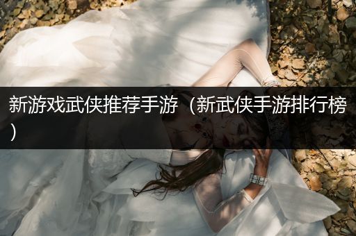 新游戏武侠推荐手游（新武侠手游排行榜）