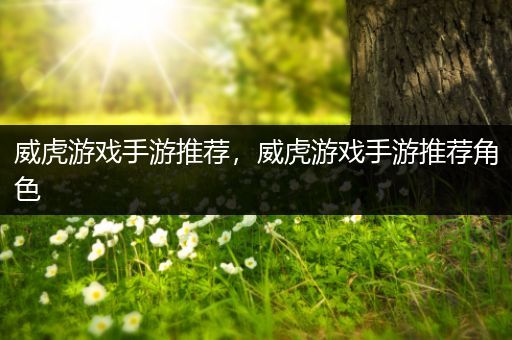 威虎游戏手游推荐，威虎游戏手游推荐角色