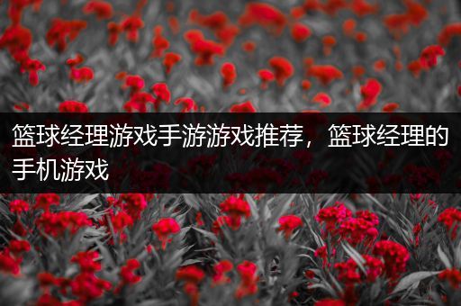 篮球经理游戏手游游戏推荐，篮球经理的手机游戏