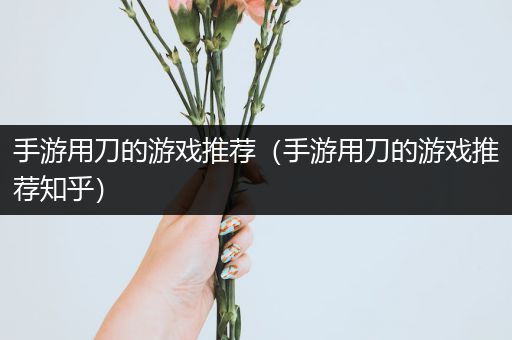 手游用刀的游戏推荐（手游用刀的游戏推荐知乎）