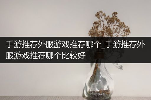手游推荐外服游戏推荐哪个_手游推荐外服游戏推荐哪个比较好