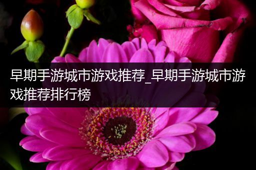 早期手游城市游戏推荐_早期手游城市游戏推荐排行榜