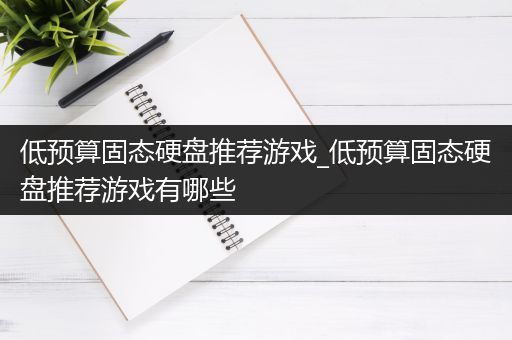 低预算固态硬盘推荐游戏_低预算固态硬盘推荐游戏有哪些