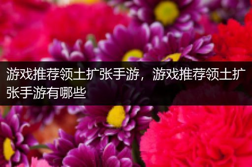 游戏推荐领土扩张手游，游戏推荐领土扩张手游有哪些