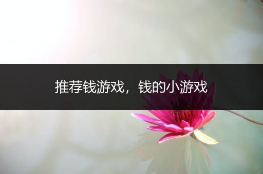 推荐钱游戏，钱的小游戏