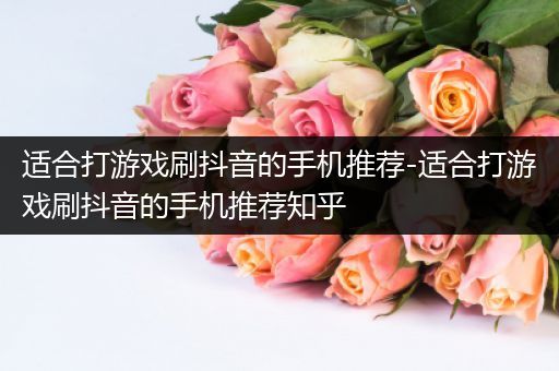 适合打游戏刷抖音的手机推荐-适合打游戏刷抖音的手机推荐知乎